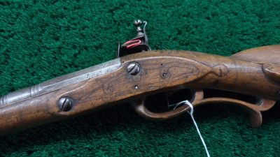 MSG934 *Sale Pending* VERY INTERESTING FRENCH HALF STOCK FLINTLOCK FOWLER [A] - Image 2