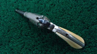 R2359 FACTORY ENGRAVED REMINGTON NEW MODEL POCKET CONVERSION REVOLVER IN 32 RF  [A] - Image 5