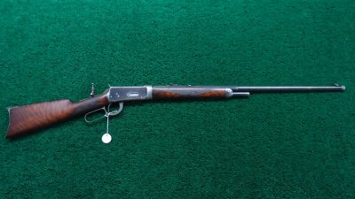 W3291 VERY SCARCE WINCHESTER 1894 TD STRAIGHT STOCK DELUXE RIFLE CAL 25-35 [A] - Image 21