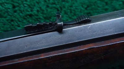 W3291 VERY SCARCE WINCHESTER 1894 TD STRAIGHT STOCK DELUXE RIFLE CAL 25-35 [A] - Image 12