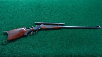 W3345 VERY ATTRACTIVE 1885 WINCHESTER HW SCHUETZEN RIFLE 32-40 CAL [M] - Image 22