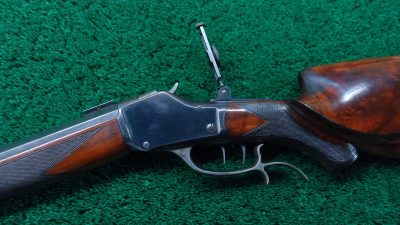 W3345 VERY ATTRACTIVE 1885 WINCHESTER HW SCHUETZEN RIFLE 32-40 CAL [M] - Image 2