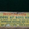 W3362 *Sale Pending* VERY RARE WINCHESTER MODEL 67A JUNIOR MODEL TARGET RIFLE WITH ORIGINAL BOX [M] - Image 19