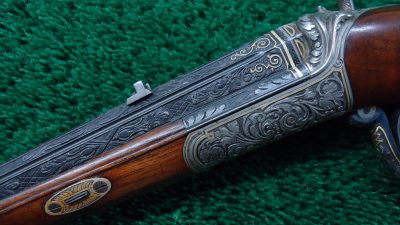 MHG973 EXTRAORDINARY PAIR EXHIBITION GRADE RELIEF ENGRAVED GOLD INLAID TARGET PISTOLS [A] - Image 9