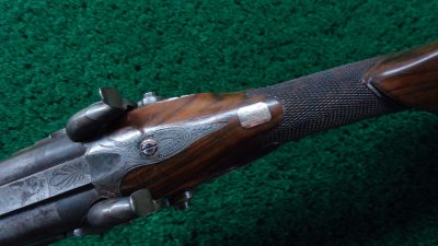 MSG1167  CASED BEAUTIFUL FRENCH PERCUSSION DOUBLE SHOTGUN BY LOUIS MALHERBE [A] - Image 10