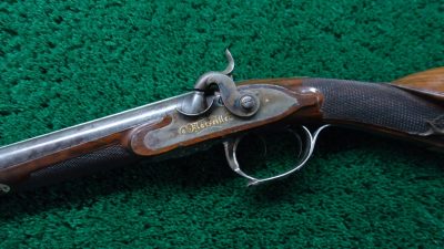 MSG1167  CASED BEAUTIFUL FRENCH PERCUSSION DOUBLE SHOTGUN BY LOUIS MALHERBE [A] - Image 2