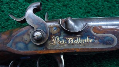 MSG1167  CASED BEAUTIFUL FRENCH PERCUSSION DOUBLE SHOTGUN BY LOUIS MALHERBE [A] - Image 9