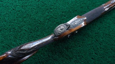 MSG1167  CASED BEAUTIFUL FRENCH PERCUSSION DOUBLE SHOTGUN BY LOUIS MALHERBE [A] - Image 3