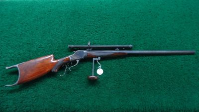 W3320 DLX WINCHESTER MODEL 1885 LAUDENSACK H.W. T.D. FRAME CAL 22 SHORT [M] - Image 23