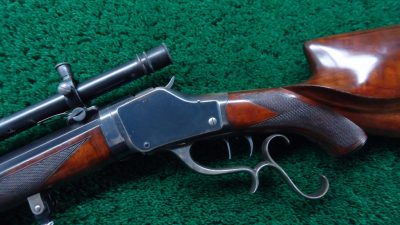W3320 DLX WINCHESTER MODEL 1885 LAUDENSACK H.W. T.D. FRAME CAL 22 SHORT [M] - Image 2