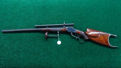 W3320 DLX WINCHESTER MODEL 1885 LAUDENSACK H.W. T.D. FRAME CAL 22 SHORT [M] - Image 22