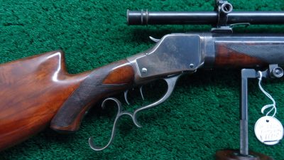 W3320 DLX WINCHESTER MODEL 1885 LAUDENSACK H.W. T.D. FRAME CAL 22 SHORT [M]