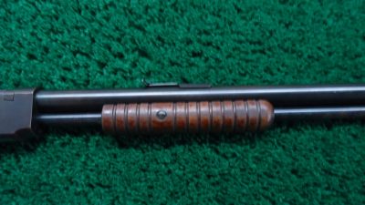W3469 RARE ROUND BARRELED WINCHESTER MODEL 90 SLIDE ACTION RIFLE IN 22 LONG [M] - Image 5