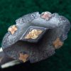 169 CASED PAIR GOLD INLAID BELGIAN SINGLE SHOT PERCUSSION PISTOLS [A] - Image 20