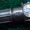 169 CASED PAIR GOLD INLAID BELGIAN SINGLE SHOT PERCUSSION PISTOLS [A] - Image 23
