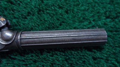 169 CASED PAIR GOLD INLAID BELGIAN SINGLE SHOT PERCUSSION PISTOLS [A] - Image 14