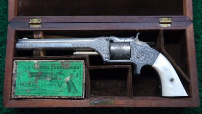 20-38 BEAUTIFULLY CASED AND ENGRAVED SMITH & WESSON No.2 ARMY [A]