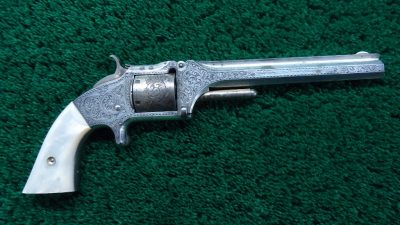 20-38 BEAUTIFULLY CASED AND ENGRAVED SMITH & WESSON No.2 ARMY [A] - Image 2