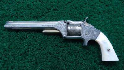 20-38 BEAUTIFULLY CASED AND ENGRAVED SMITH & WESSON No.2 ARMY [A] - Image 3
