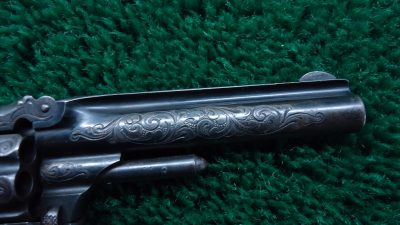 6-139 VERY BEAUTIFUL ENGRAVED SMITH & WESSON NO. 1 3RD ISSUE REVOLVER [A] - Image 9