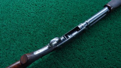 JM1 VERY RARE CASED MODEL 1898 MARLIN D GRADE SHOTGUN WITH GRADE 15 ENGRAVING AND GOLD INLAYS [M] - Image 3