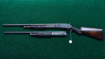 JM1 VERY RARE CASED MODEL 1898 MARLIN D GRADE SHOTGUN WITH GRADE 15 ENGRAVING AND GOLD INLAYS [M] - Image 21