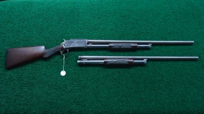 JM1 VERY RARE CASED MODEL 1898 MARLIN D GRADE SHOTGUN WITH GRADE 15 ENGRAVING AND GOLD INLAYS [M] - Image 22