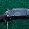 JM1 VERY RARE CASED MODEL 1898 MARLIN D GRADE SHOTGUN WITH GRADE 15 ENGRAVING AND GOLD INLAYS [M]