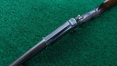 JM1 VERY RARE CASED MODEL 1898 MARLIN D GRADE SHOTGUN WITH GRADE 15 ENGRAVING AND GOLD INLAYS [M] - Image 4