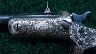 MERZ101 WELL DOCUMENTED STEVENS NEW MODEL TIP UP POCKET RIFLE [A] - Image 9