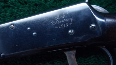 W3392 CHRISTMAS INSCRIBED WINCHESTER 1894 PISTOL GRIP DELUXE TAKE DOWN RIFLE IN 30 WCF [M] - Image 8