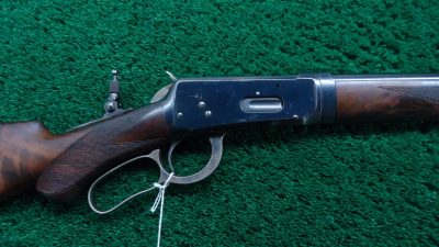 W3392 CHRISTMAS INSCRIBED WINCHESTER 1894 PISTOL GRIP DELUXE TAKE DOWN RIFLE IN 30 WCF [M]