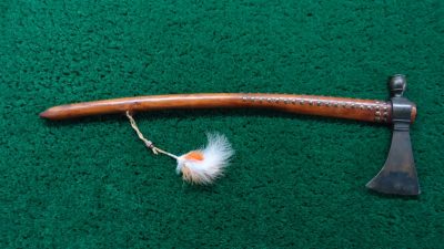 M843  VERY WELL MADE CONTEMPORARY PIPE TOMAHAWK - Image 4