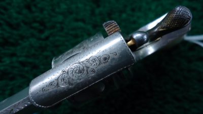 MHG890 **Sale Pending** VERY SMALL BELGIAN MADE FOLDING TRIGGER 22 REVOLVER [A] - Image 9