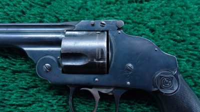MHG773 HARRINGTON & RICHARDSON HAMMERLESS FIRST MODEL LARGE FRAME TOP BREAK REVOLVER CHAMBERED FOR .38 S&W (Black Powder Only) [M] - Image 8
