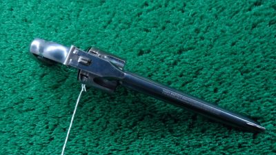 MHG773 HARRINGTON & RICHARDSON HAMMERLESS FIRST MODEL LARGE FRAME TOP BREAK REVOLVER CHAMBERED FOR .38 S&W (Black Powder Only) [M] - Image 3