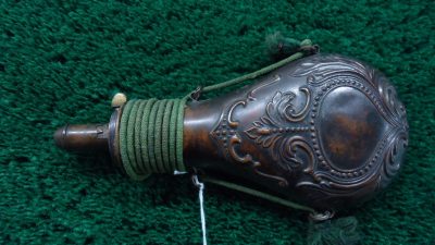 F1016  AMERICAN FLASK & CAP CO. POWDER FLASK - Image 2