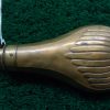 F1017  UNMARKED SHELL AND BUSH FLASK