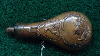 F1081  AMERICAN FLASK & CAP CO. BIRD PATTERN FLASK - Image 3