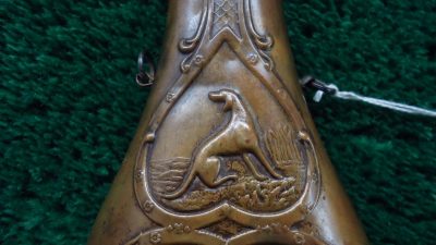 F1081  AMERICAN FLASK & CAP CO. BIRD PATTERN FLASK - Image 7