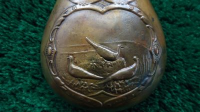 F1081  AMERICAN FLASK & CAP CO. BIRD PATTERN FLASK - Image 8
