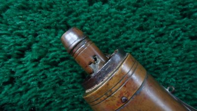 F1083  UNMARKED BIRD PATTERN FLASK - Image 5
