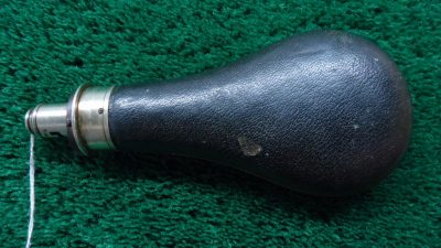 F1094  G & J. W. HAWKSLEY  SHEFFIELD LEATHER COVERED FLASK - Image 3
