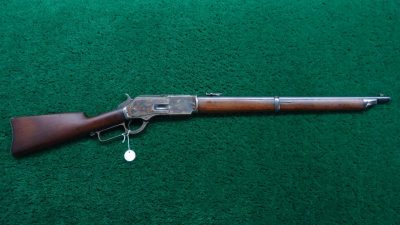 W3487 SCARCE WINCHESTER MODEL 1876 SRC WITH CASE COLORED FRAME IN 40-60 [A] - Image 23