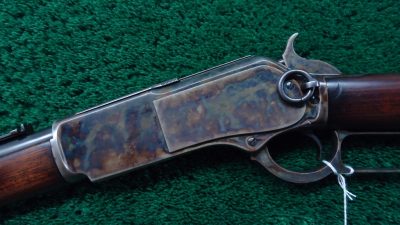 W3487 SCARCE WINCHESTER MODEL 1876 SRC WITH CASE COLORED FRAME IN 40-60 [A] - Image 2