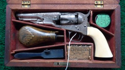 MHG886 FACTORY ENGRAVED METROPOLITAN COMPANY CASED POLICE MODEL REVOLVER CALIBER 36  [A] - Image 19