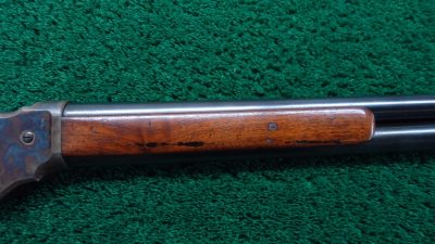 W3492 VERY RARE DELUXE CASE COLORED MODEL 1887 LEVER ACTION 12 GAUGE SHOTGUN [A] - Image 5