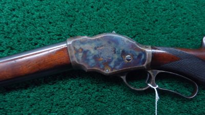 W3492 VERY RARE DELUXE CASE COLORED MODEL 1887 LEVER ACTION 12 GAUGE SHOTGUN [A] - Image 2