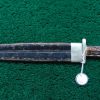 M5-502 LARGE EARLY UNMARKED AMERICAN BOWIE KNIFE - Image 3