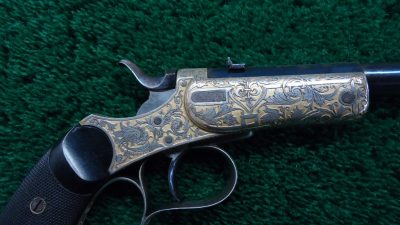 MHG1053 VERY FINE CASED TARGET PISTOL BY GASTINE RENETTE [M] - Image 7